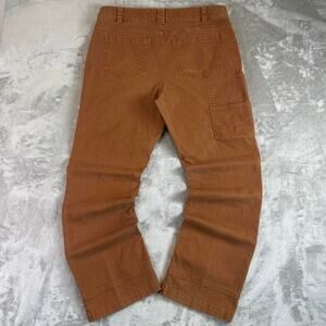 Old Ranch Brown Canvas Work Pants Womens Size 12 Carpenter Utility Outdoors